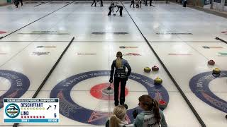 2024 Curling Alberta U20 Womens Provincial Championships  Draw 6  DeSchiffart vs Lind [upl. by Anilec]