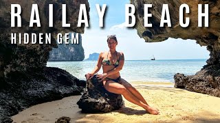 THE HIDDEN GEM on Railay Beach Krabi Must See in Thailand [upl. by Nodyl]