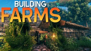 MOVING BOAR BUILDING GARDENS  Valheim Modded  E16 [upl. by Us]