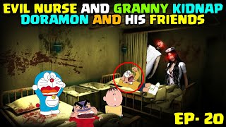 😱 Evil Nurse kidnap doraemon and his friends I Horror Hospital Escape I Granny vs Doraemon I [upl. by Waers]