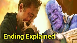 Avengers Infinity War Ending Explained in HINDI  Avengers Infinity War Last Scene Explain In HINDI [upl. by Nickolai]