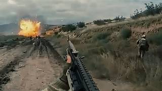 Azerbaijani Soldiers Assault Armenia Trenches in NagornoKarabakh Captured On Helmet Cam [upl. by Errot]