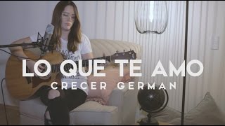 Lo que te amo  Griss Romero  Acustico [upl. by Orban726]