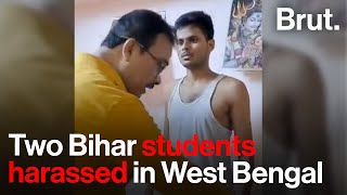 Two Bihar students harassed in West Bengal [upl. by Laehplar719]