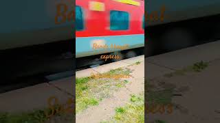 Train competition bande bharta satavdi express viralshort trendingvideo train [upl. by Anahsor404]