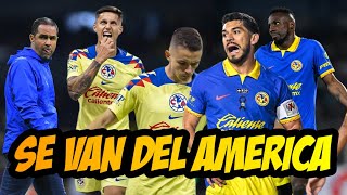 ANUNCIAN EN EL AMERICA UNA LIMPIA DE JUGADORES ESTOS SON LOS FUTBOLISTAS QUE SE VAN DEL EQUIPO [upl. by Paley940]