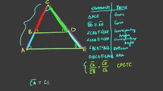 Side Splitter Theorem Proof [upl. by Fawcette]