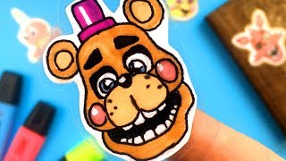 CREATE YOUR FNAF ANIMATRONICS 14 COOL Five Nights at Freddys DIY IDEA CHALLENGE  You cant hide [upl. by Irrej]