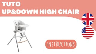 BEABA  Instructions for use  UpampDown High Chair [upl. by Pomcroy498]