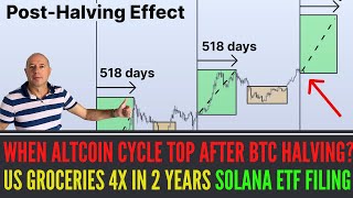 🤷‍♂️When Altcoins Will Reach Cycle Top I US Groceries 4X Inflation in 2 Years I Solana ETF Filing [upl. by Rai241]