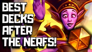 Best Hearthstone Decks After The Whizbang Nerfs [upl. by Anne-Marie33]