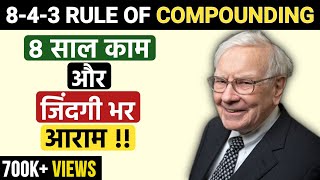 POWER OF COMPOUNDING  843 RULE OF COMPOUNDING  8 Years Investment Plan  How to Become Crorepati [upl. by Eixirt321]