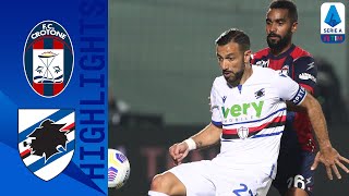 Crotone 01 Sampdoria  Quagliarella Goal Lets Sampdoria Take Home All 3 Points  Serie A TIM [upl. by Daryn]