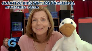 Learn the ABCs wDenise amp Ollie Creative Kids Virtual Preschool homeschool online learning Letter G [upl. by Ingvar139]