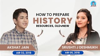 HISTORY  BOOKS OLD or NEW NCERTs By Akshat Jain IAS and Srushti J Deshmukh IAS UPSC 2018 [upl. by Sellma471]