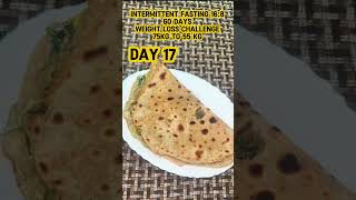 Day 17intermittent mealplan food whatieatinaday trendingshorts viralshort recipe [upl. by Novyad]