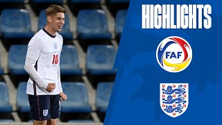 Andorra U21 01 England U21  Smith Rowe Lightning ⚡️ Counter Attack Seals Win  Highlights [upl. by Bedwell477]