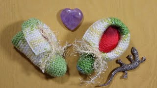 Babysocken Finkchen stricken quotKiwiquot HD 1080p [upl. by Tonneson]