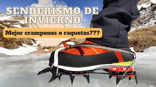 Crampones o raquetas de nieveDisfrutando de la montaña en invierno [upl. by Stinky]