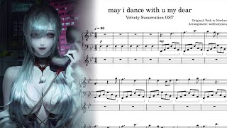 piano cover may i dance with u my dear  Path to Nowhere Velvety Susurration OST [upl. by Lari]