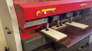 Gannomat quotIndex 130 Trendquot CNC Bore and Dowel Machine [upl. by Ellingston358]