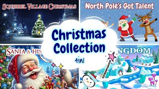 Sleep Meditations for Kids  CHRISTMAS COLLECTION 4in1  Sleep Stories for Children [upl. by Denoting]