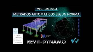 Metrados Automáticos 2023 Revit  Dynamo [upl. by Simetra899]