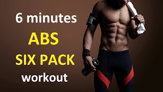 6 min ABS workout amp core training for Six Pack at home for men amp women [upl. by Yemirej269]