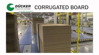 Duecker conveyors corrugated industry [upl. by Aloel]