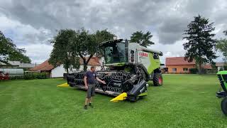 Claas Trion 530 Geringhoff adapter [upl. by Hoisch]