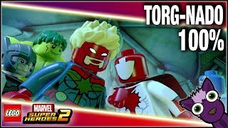 LEGO Marvel Superheroes 2  16 TorgNado  GUÍA rápida 100 [upl. by Schmeltzer]