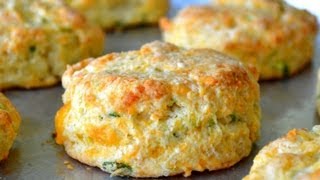 Cheddar Scallion Biscuits Recipe [upl. by Eremahs97]