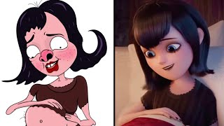 Hotel Transylvania 2 mavis is a pregnant 🤣 shouldn’t he have fangs and pasty skin [upl. by Ahseki309]