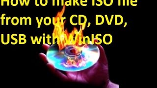 How to make ISO file from your CD DVD USB with WinISO [upl. by Ellersick]