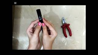 How to make ring with safety pin at home [upl. by Anileda757]