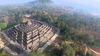 Borobudur Temple Aerial Videography Drone Dji InspireOne  Candi Borobudur [upl. by Ingaberg67]