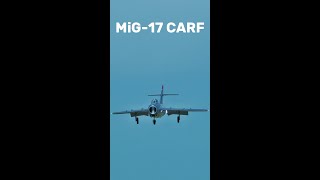 MiG17 CARF  giant scale jet turbine RC model jet rcjet aviationcz [upl. by Nattirb]