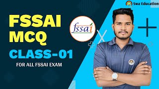 FSSAI MCQ CLASSES  MCQ CLASS01  FSSAI Assistant CFSO amp Technical Officer [upl. by Paige]