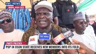 PDP In Osun State Receives New Members Into Its Fold [upl. by Annayar]