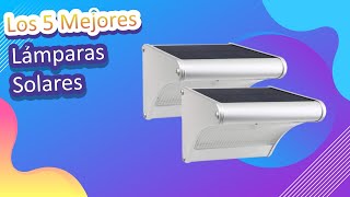 Los 5 Mejores Lámparas Solares 2023 [upl. by Seluj766]