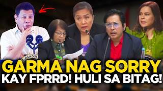 CASTRO NAHULOG SA BITAG NI FPRRD TULOY ANG HAMON NI VP SARA GARMA NAPA SORRY [upl. by Boeke661]