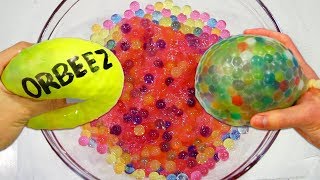 Making ORBEEZ Slime with Balloons Compilation [upl. by Spevek]