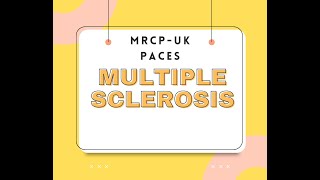 Multiple Sclerosis  MRCPUK PACES Communication Scenario [upl. by Maible]