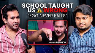 Biggest Misconception about Gravity  Why Egg Never Falls Ft GetSetFly  The AntarikshTV Show Ep1 [upl. by Eimot]