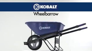 Lowe’s Kobalt Wheelbarrow Assembly [upl. by Ugo]