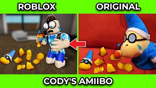 SML Movie vs SML ROBLOX Codys Amiibo  Side by Side [upl. by Ladiv]