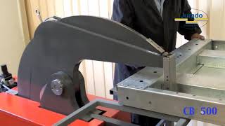 Sheet metal clinching tool demonstration  Jurado CB 500 [upl. by Conn]