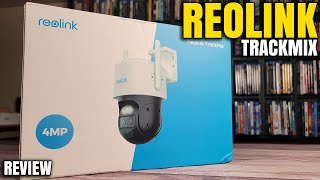 Dual Lenses Plus Auto Tracking  Reolink Trackmix Battery Powered Camera Review [upl. by Friedberg]