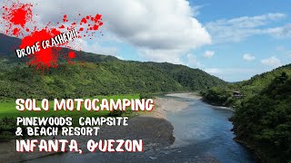 Moto camping at Infanta Quezon Pinewoods Campiste amp Beach Resort [upl. by Thetis103]