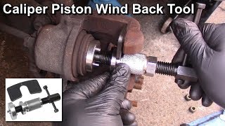 Brake Caliper Piston Wind Back Tool [upl. by Assirt769]